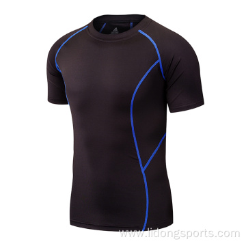 Short Sleeve Muscle mens Running fitness clothing